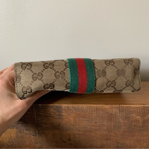 Canvas Clutch Cosmetic Bag Pouch - Picture 4 of 10